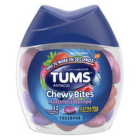 Tums Antacid, Chewy Bites, Extra Strength, 750 mg,  Chewable Tablets, Assorted Berries - 32 Each 