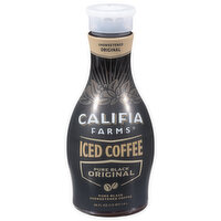 Califia Farms Iced Coffee, Unsweetened Pure Black Original - 48 Fluid ounce 