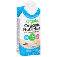 Orgain Nutritional Shake, Vanilla Bean Flavored - 11 Fluid ounce 