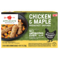 Applegate Naturals Breakfast Sausage, Chicken & Maple - 10 Each 