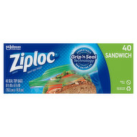 Ziploc Seal Top Bags, Sandwich