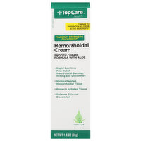 TopCare Hemorrhoidal Cream, Maximum Strength Pain Relief - 1.8 Ounce 