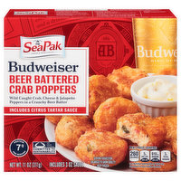 SeaPak Beer Battered Crab Poppers - 11 Ounce 