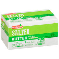 Brookshire's Butter, Salted - 4 Each 