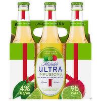 Michelob Ultra Beer, Lime & Prickly Pear Cactus - 6 Each 