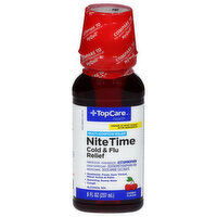 TopCare Cold & Flu Relief, Nite Time, Cherry Flavor