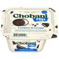 Chobani Yogurt, Greek, Cookies & Cream - 4.5 Ounce
