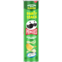 Pringles Potato Crisps, Sour Cream & Onion Flavored, Party Stack