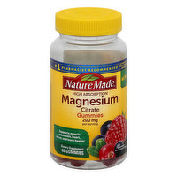 Nature Made Magnesium Citrate, Mixed Berry, 200 mg, Gummies,