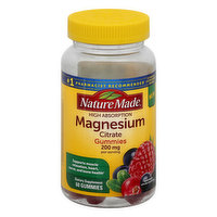 Nature Made Magnesium Citrate, Mixed Berry, 200 mg, Gummies, - 60 Each