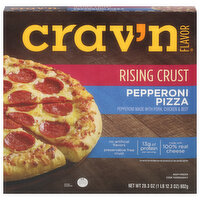 Crav'n Flavor Pizza, Rising Crust, Pepperoni