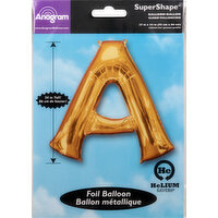 Anagram Foil Balloon, A, SuperShape - 1 Each 