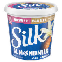 Silk Yogurt Alternative, Almondmilk, Vanilla, Unsweet - 24 Ounce 