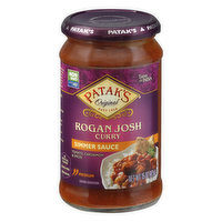 Pataks Simmer Sauce, Rogan Josh Curry, Medium - 15 Ounce