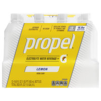 Propel Electrolyte Water Beverage, Lemon, 12 Pack