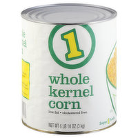 Super 1 Foods Corn, Whole Kernel - 106 Ounce 