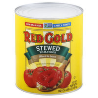 Red Gold Tomatoes, Stewed - 102 Ounce