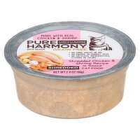 Pure Harmony Cat Food, Grain Free, Super Premium, Shredded Chicken & Shrimp Recipe in Sauce