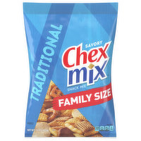 Chex Mix Snack Mix, Traditional, Family Size - 15 Ounce 
