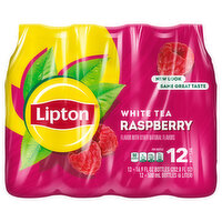 Lipton Tea, Raspberry, White - 12 Each 