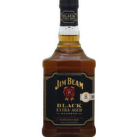 Jim Beam Whiskey, Kentucky Straight Bourbon, Black Extra-Aged - 750 Millilitre 