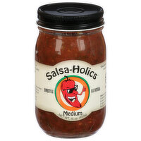 Salsa-Holics Salsa, Medium - 16 Ounce 