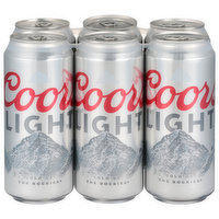 Coors Light Beer, Lager - 6 Each