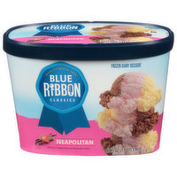 Blue Ribbon Classics Frozen Dairy Dessert, Neapolitan - 48 Fluid ounce 