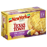 New York Bakery Texas Toast, The Original, Five Cheese - 8 Each 