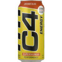 C4 Performance Energy Drink, Orange Slice - 16 Ounce 