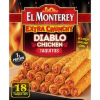 El Monterey Taquitos, Diablo Chicken, Extra Crunchy