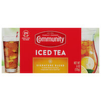 Community Iced Tea, Signature Blend, Tea Bags, Family Size - 24 Each 