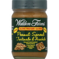 Walden Farms Peanut Spread, Creamy - 12 Ounce 