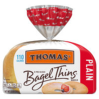 Thomas' Bagels, Plain, Pre-Sliced - 8 Each