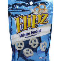 Flipz Pretzels, White Fudge Covered - 5 Ounce 