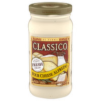 Classico Pasta Sauce, Four Cheese Alfredo - 15 Ounce 