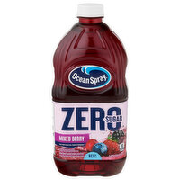 Ocean Spray Cranberry Juice Drink, Zero Sugar, Mixed Berry - 64 Ounce 