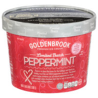 Goldenbrook Peppermint Ice Cream - 0.5 Gallon 