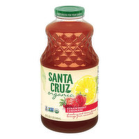 Santa Cruz Lemonade, Strawberry - 32 Ounce