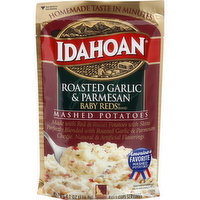 Idaho Spuds Mashed Potatoes, Roasted Garlic & Parmesan, Baby Reds - 4.1 Ounce 