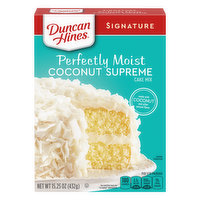 Duncan Hines Cake Mix, Coconut Supreme, Perfectly Moist