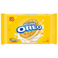 OREO Golden Sandwich Cookies, Family Size, 18.12 oz