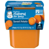 Gerber Sweet Potato, Sitter 2nd Foods, 2 Pack - 2 Each 