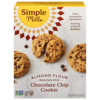 Simple Mills Baking Mix, Chocolate Chip Cookie, Almond Flour - 9.4 Ounce 