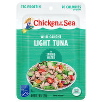 Chicken of the Sea Tuna, Light, Wild Caught - 2.5 Ounce 