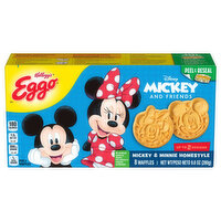 Eggo Waffles, Mickey & Minnie Homestyle - 8 Each 