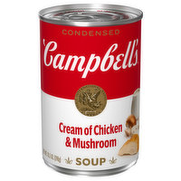 Campbell's Condensed Soup, Cream of Chicken & Mushroom - 10.5 Ounce 