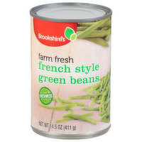 Brookshire's Farm Fresh French Style Green Beans - 14.5 Ounce 