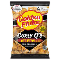 Golden Flake Chicharrones, Red Pepper, Bite Sized