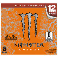 Monster Energy Drink, Zero Sugar, Ultra Sunrise
